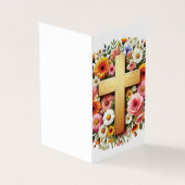 Moderne katholische Beerdigungskarte (Vorderseite)