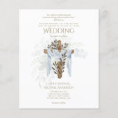 Moderne katholische Hochzeitseinladungen Elegantes Flyer (Vorne)