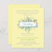 Moderne katholische Hochzeitseinladungen Grüne (Vorne/Hinten)