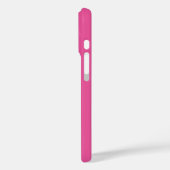 Moderne Katze, Fuchsia und hellrosa aus dem Mittel Case-Mate iPhone Hülle (Rückseite / Links)