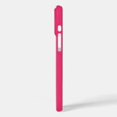 Moderne Katze, grau / grau und rosa, Mitte des Jah Case-Mate iPhone Hülle (Rückseite / Links)