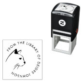 Moderne Katze Minimalistisch aus dem Bibliothekbuc Permastempel (Beispiel)