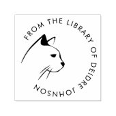 Moderne Katze Minimalistisch aus dem Bibliothekbuc Permastempel (Design)