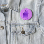 Moderne Katze, Orchid und Lila Button (Beispiel)