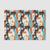 Moderne Katzen aus der Mitte des Jahrhunderts mit Seidenpapier (Vorderseite)