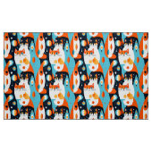 Moderne Katzen aus der Mitte des Jahrhunderts mit  Stoff (Fat Quarter (45,7 x 55,9 cm))