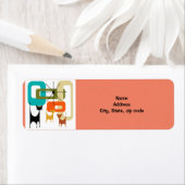 Moderne Katzen des mittleren Jahrhunderts (Insitu)