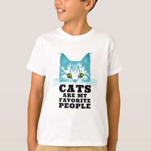 Moderne Katzen Humor Sarkasmus Schwarze Fette Schr T-Shirt