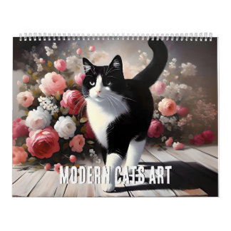 Moderne Katzen in der Kunst Kalender