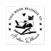 Moderne Katzen lieben maßgeschneidertes Buch Permastempel (Design)