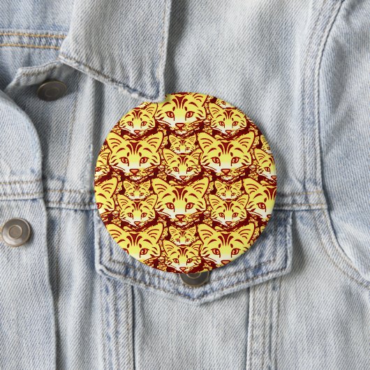 Moderne Katzenkunst Button (Beispiel)