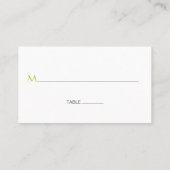 Moderne keltische Hochzeit Platzkarte (Rückseite)