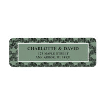 Moderne keltische Knot Irish Wedding Rücksendeadre