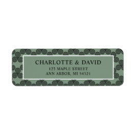 Moderne keltische Knot Irish Wedding Rücksendeadre