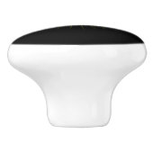 Moderne Keramik mit gelbem Star Keramikknauf (Seitenansicht)