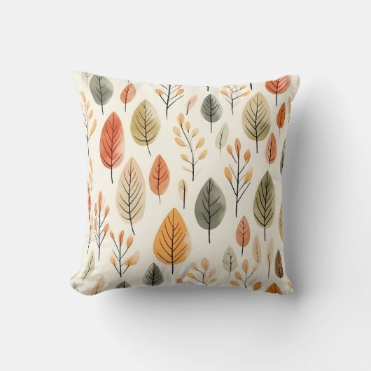 Moderne Kernausblicke Herbst Kissen (Vorderseite)