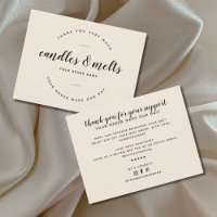 Moderne Kerzen und schmelzen kleine Unternehmen