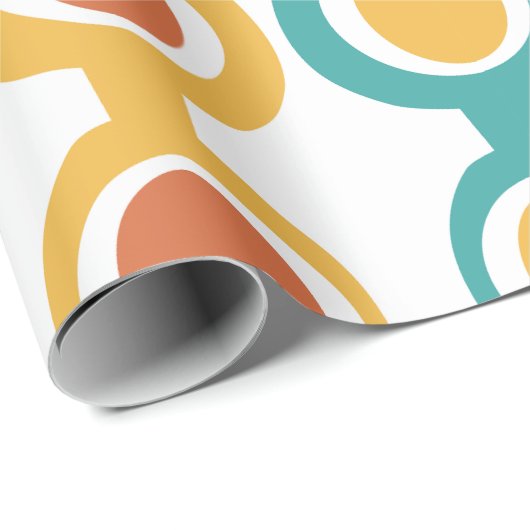 Moderne Kette aus dem Mittelalter Geschenkpapier (Rolleneckpunkt)