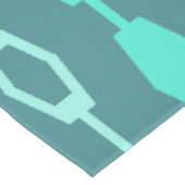 Moderne Ketten im Mittelalter Aquamarin Tischdecke (Schrägansicht)