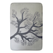 Moderne Kiefern- und Kiefernzapfen Badematte (Vorderseite Vertikal)