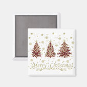 Moderne Kieferndekoration Magnet (Vorderseite/Rückseite)