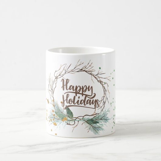 Moderne Kiefernwälder im Winter - Kiefernwälder Kaffeetasse (Mittel)