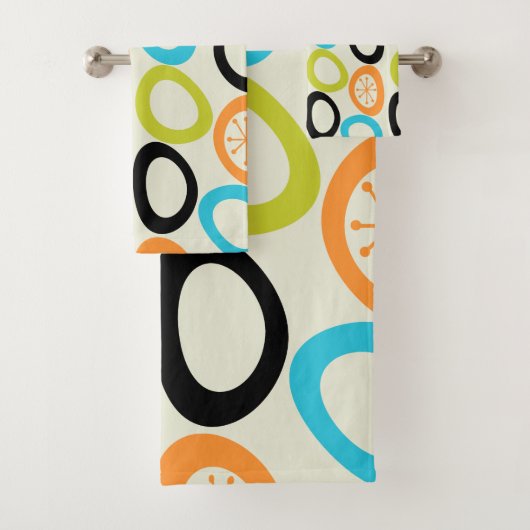 Moderne Kieselsteine aus dem Mittelalter 3 Badhandtuch Set (Insitu)