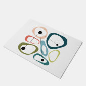 Moderne Kieselsteine aus dem Mittelalter Fußmatte (Schrägansicht)