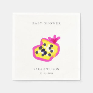 Moderne Kinder handgezogene Passion Fruit Baby Dus Serviette