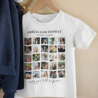 Moderne Kinder im T - Shirt "Erinnerungsfoto Colla