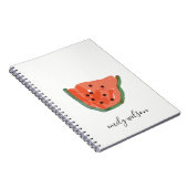 Moderne Kinder Lehrer Handgezeichnete Wassermelone Notizblock (Rechte Seite)