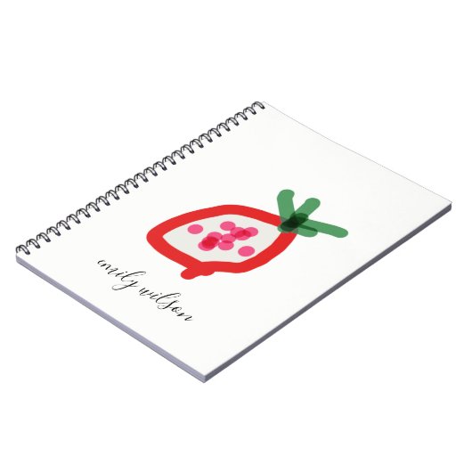 Moderne Kinder Schullehrer Hand Drachenfrucht Notizblock (Linke Seite)