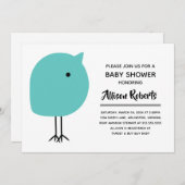 Moderne Kinderdusche aus dem Mittelalter - Einladu Einladung (Vorne/Hinten)