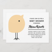 Moderne Kinderdusche aus dem Mittelalter - Einladu Einladung (Vorne/Hinten)