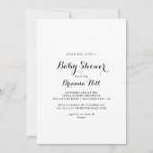 Moderne Kinderdusche Einladung (Vorderseite)