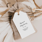 Moderne Kinderdusche Geschenkanhänger