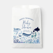 Moderne Kinderdusche unter dem Meer für Jungen Geschenktütchen (Vorderseite)