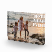 Moderne Kindernamen Einfache Mutter Beste Mama übe Fotoblock (Rechts)