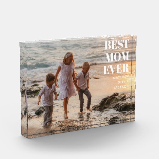 Moderne Kindernamen Einfache Mutter Beste Mama übe Fotoblock (Links)