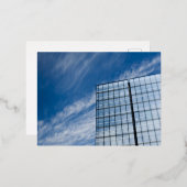 Moderne Kipp-Shift-Architektur Folien Feiertagspostkarte (Vorderseite/Rückseite)