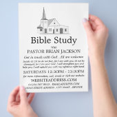 Moderne Kirche, Christliche Bibelklassenwerbung Flyer (Hand)