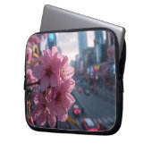 Moderne Kirschblüte 3m Laptopschutzhülle (Vorderseite Links)