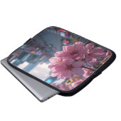 Moderne Kirschblüte 3m Laptopschutzhülle (Vorne Knopf)