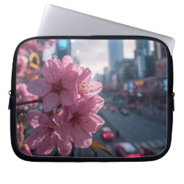 Moderne Kirschblüte 3m Laptopschutzhülle
