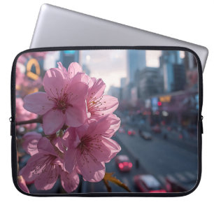 Moderne Kirschblüte 4,5m Laptopschutzhülle