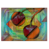 Moderne Kirschen Schneidebrett (Vorderseite)