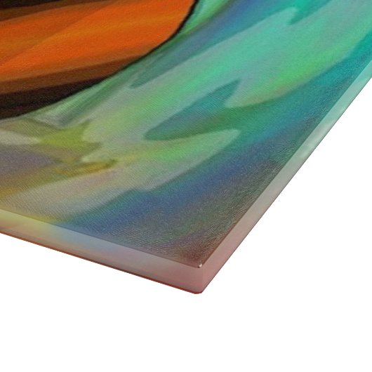 Moderne Kirschen Schneidebrett (Ecke)