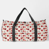Moderne Kirschmuster Duffle Bag (Rückseite)