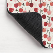 Moderne Kirschmuster Mousepad (Ecke)
