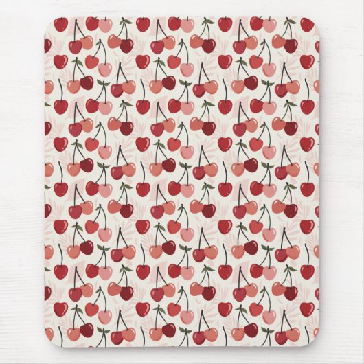 Moderne Kirschmuster Mousepad (Vorne)